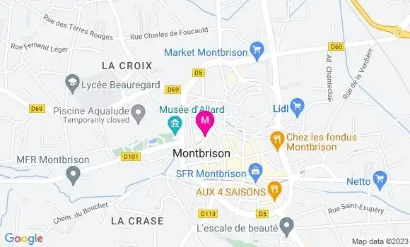 Localisation Restaurant Grill Grill les Arches