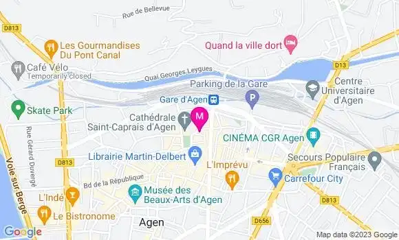 Localisation Crêperie La Cinquième Saison