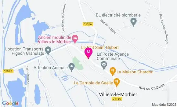 Localisation Restaurant  Le P