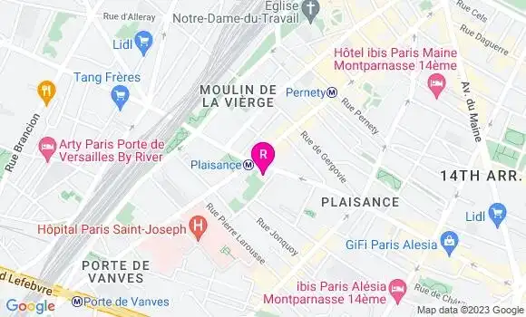 Localisation Restaurant Bar Cafe Plaisance