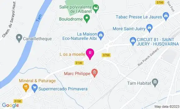 Localisation Restaurant  L