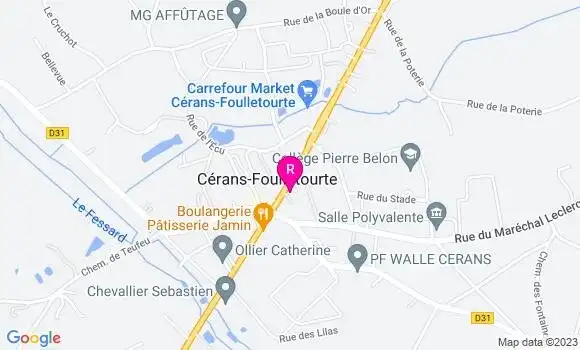 Localisation Restaurant  Le Croissant