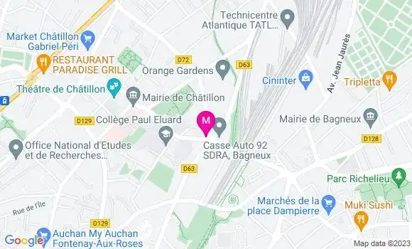 Localisation Restaurant  Le Colbert