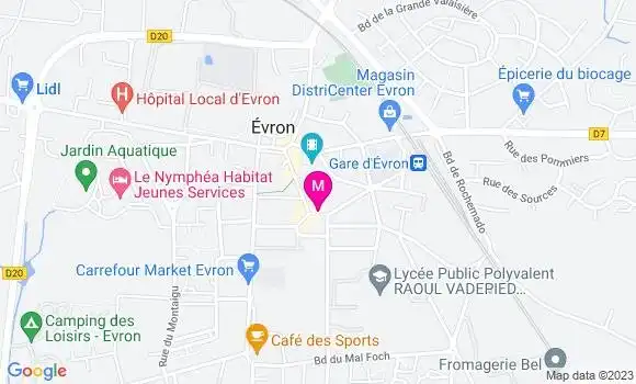 Localisation Restaurant Cambodgien Le Mekong