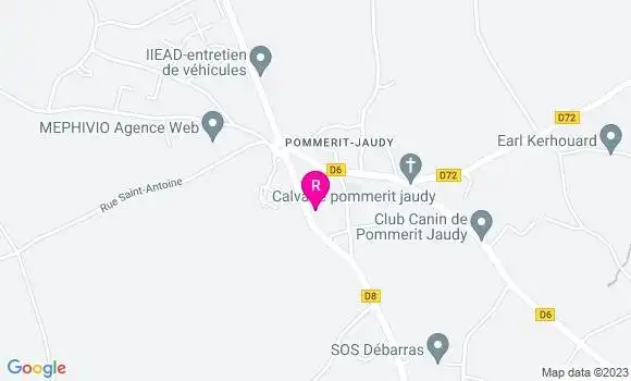 Localisation Restaurant de la Gare
