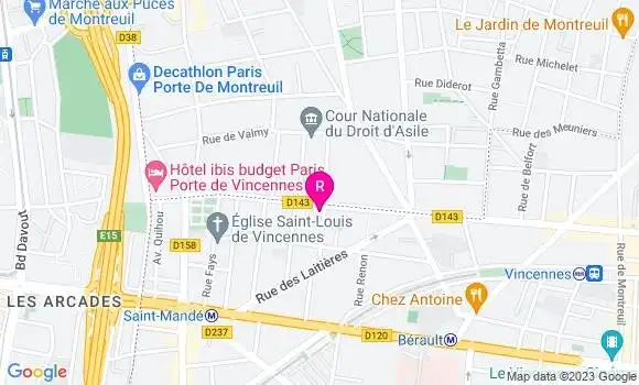 Localisation Bistrot Mademoiselle