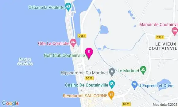 Localisation Bar Restaurant du Golf