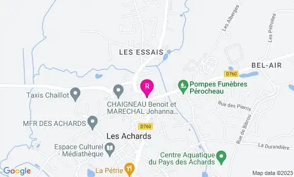 Localisation Restaurant  Le Carabi