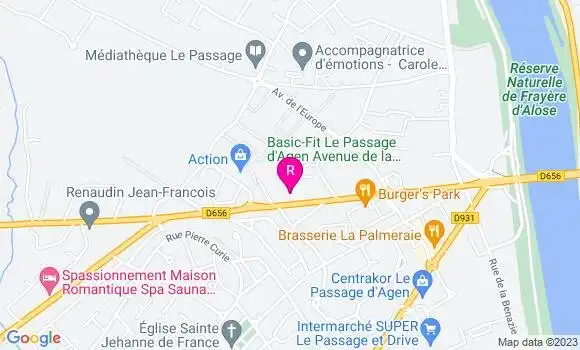 Localisation Restaurant  L