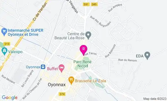 Localisation Restaurant Bar Le Prestige