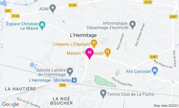 Localisation Restaurant  Le Saint Hilaire