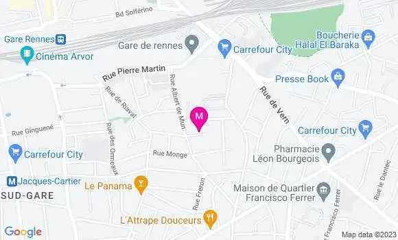 Localisation Restaurant  Numéro 13