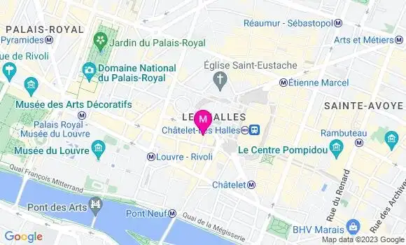 Localisation Le Bistrot du Louchebem