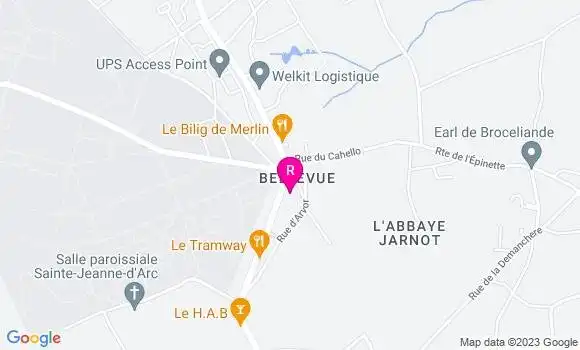 Localisation Restaurant  Le Norby