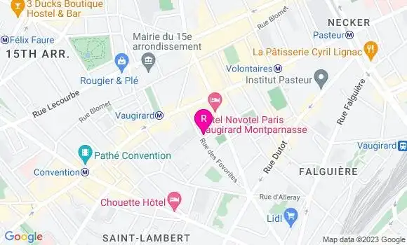 Localisation Restaurant  Café les Ecrivains