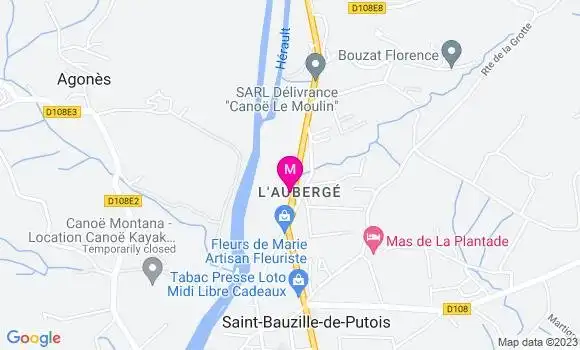 Localisation Restaurant  Le Saint Bonheur