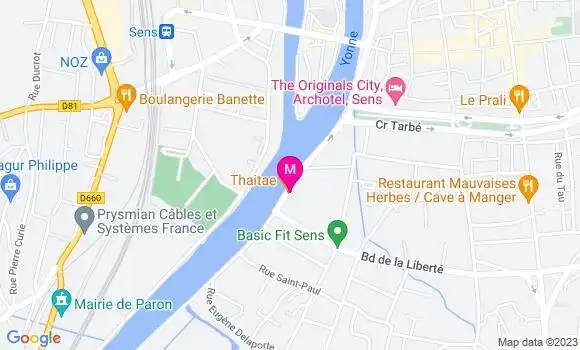 Localisation Restaurant Thaï Thaitae