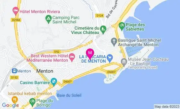 Localisation Pizzeria Le Vulcano