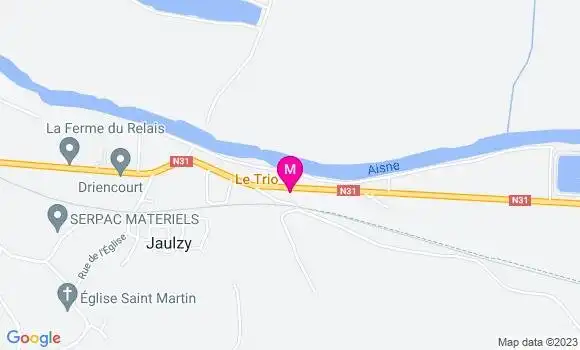 Localisation Restaurant  Le Trio