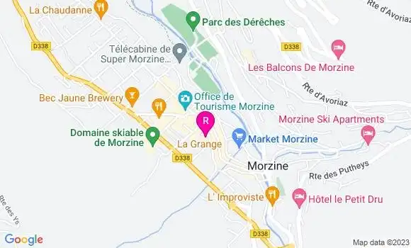 Localisation Restaurant  La Grange