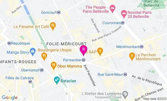 Localisation Restaurant  Gustave et Jules