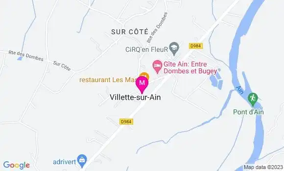 Localisation Restaurant  Les Mas