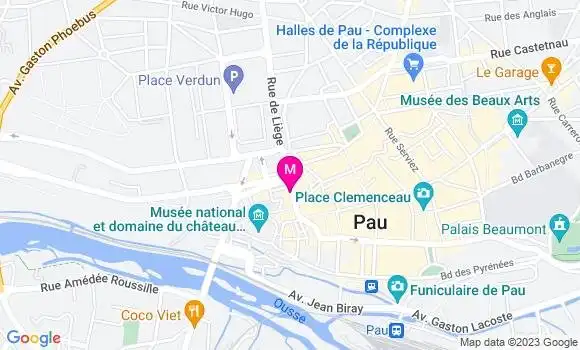 Localisation Restaurant  Eureka Le P