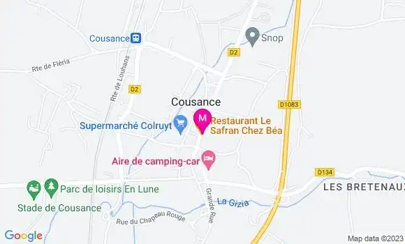 Localisation Restaurant  Le Safran