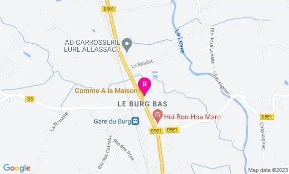 Localisation Restaurant  Comme a la Maison