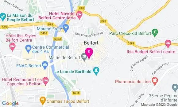 Localisation Restaurant  Le 3