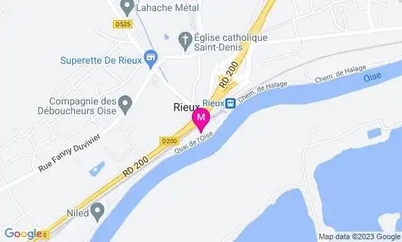 Localisation Restaurant  La Guinguette des Pêcheurs