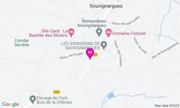 Localisation Restaurant  L