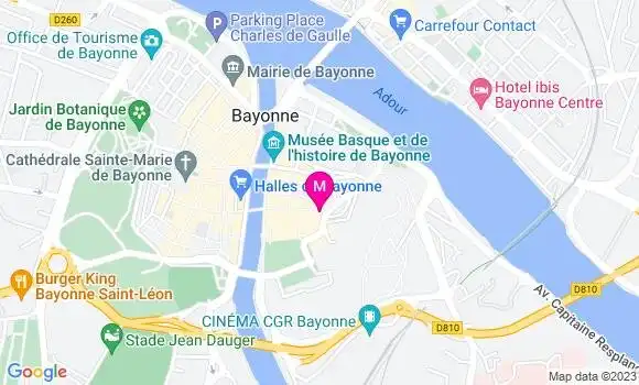 Localisation Restaurant Bar Café des Pyrénées