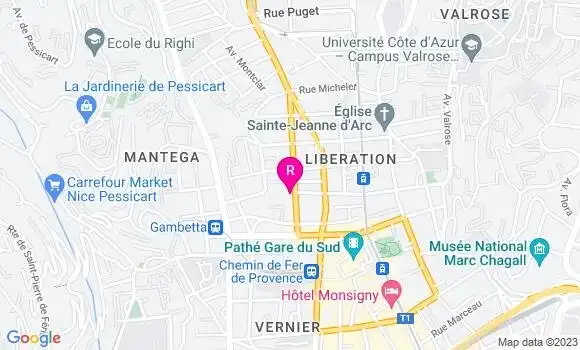 Localisation Pizzeria L