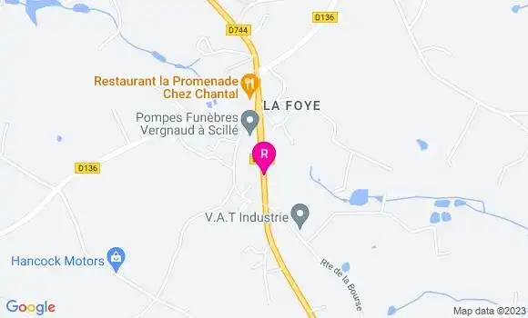 Localisation Restaurant  La Promenade