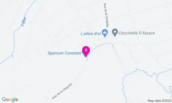 Localisation Auberge de la Chapelle