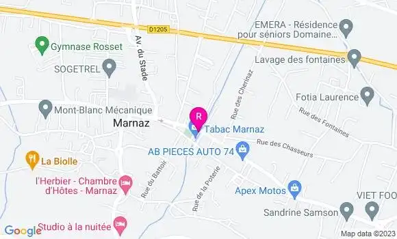 Localisation Restaurant Bar Le Bar des Sports