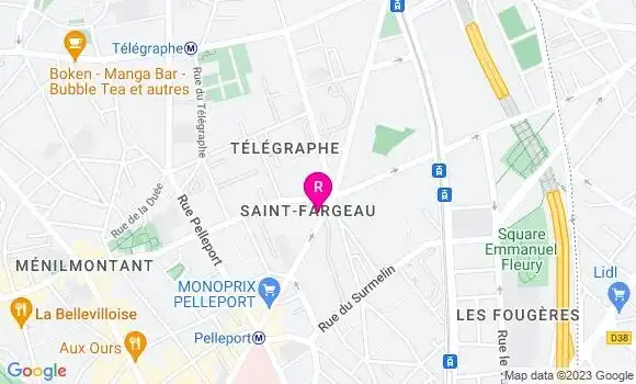 Localisation Restaurant  Au Troquet de la Place