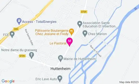 Localisation Restaurant  Le Pastoral