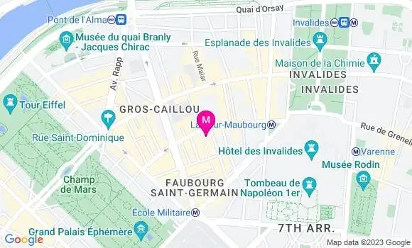 Localisation Restaurant  Le Petit Cler