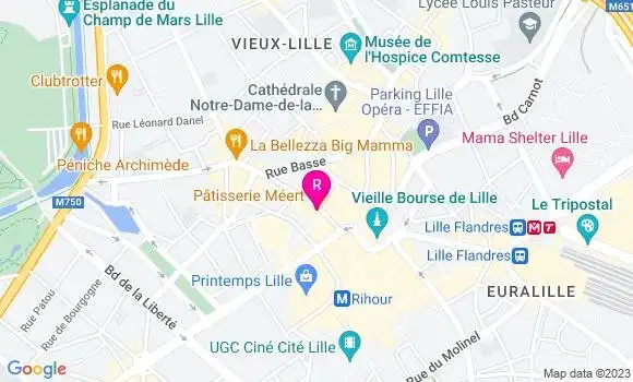 Localisation Restaurant  Méert