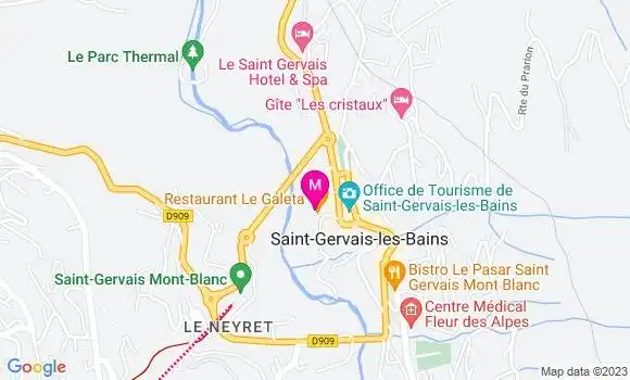 Localisation Restaurant  Le Galeta