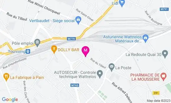 Localisation Brasserie Le Sportugal
