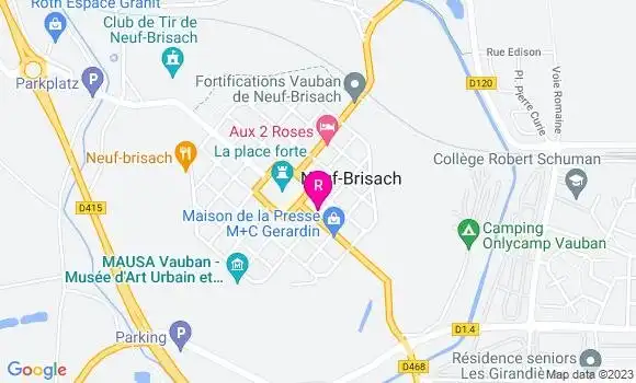 Localisation Restaurant  La Bonne Tourte