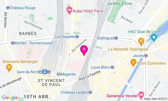 Localisation Restaurant  Dishny