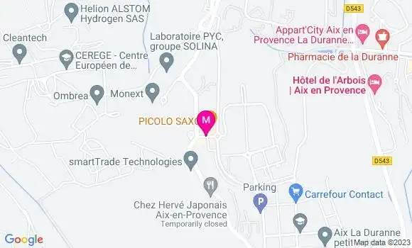 Localisation Restaurant  Picolo Saxo