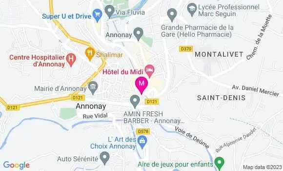 Localisation Restaurant  L