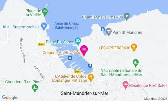Localisation Crêperie Au Roy d