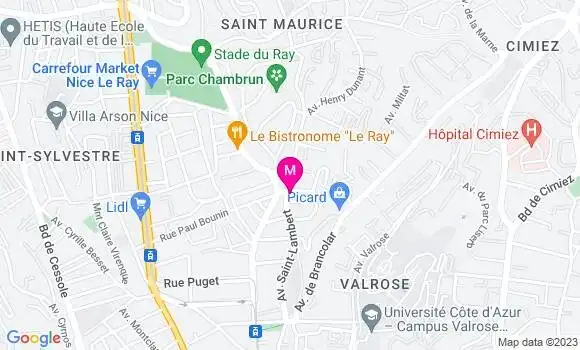 Localisation Restaurant  Le Saint Maurice