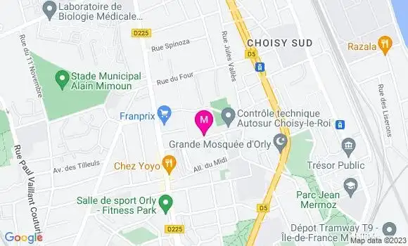 Localisation Restaurant Bar Chez Bram